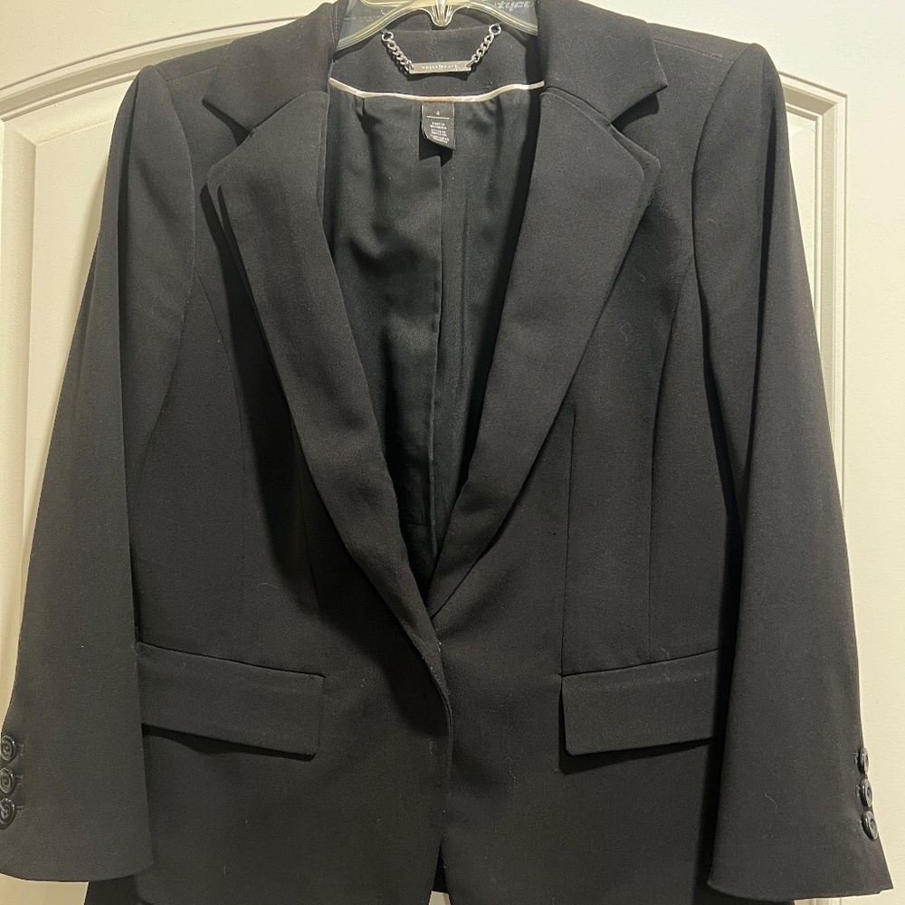 Black suit blazer